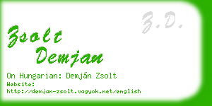 zsolt demjan business card
