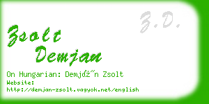 zsolt demjan business card